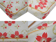 画像をギャラリービューアに読み込む, LOUIS VUITTON ルイヴィトン ポシェットアクセソワール チェリーブロッサム 村上隆コラボ M92008 ゴールド金具 美品 中古 4b009993