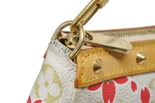 画像をギャラリービューアに読み込む, LOUIS VUITTON ルイヴィトン ポシェットアクセソワール チェリーブロッサム 村上隆コラボ M92008 ゴールド金具 美品 中古 4b009993