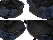 画像をギャラリービューアに読み込む, OAKLEY オークリー Mini Icon Backpack アイコン ミニバックパック リュック ブラック ブルー テック ナイロン メタルロゴ 美品 中古 4b009994