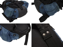 画像をギャラリービューアに読み込む, OAKLEY オークリー Mini Icon Backpack アイコン ミニバックパック リュック ブラック ブルー テック ナイロン メタルロゴ 美品 中古 4b009995