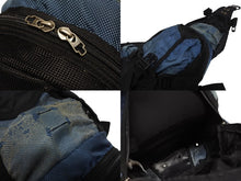 画像をギャラリービューアに読み込む, OAKLEY オークリー Mini Icon Backpack アイコン ミニバックパック リュック ブラック ブルー テック ナイロン メタルロゴ 美品 中古 4b009995