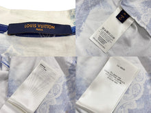 Load image into Gallery viewer, LOUIS VUITTON ルイヴィトン 22SS 半袖Tシャツ RM222M NPG HNY26W サイズM モノグラム ブルー ホワイト ペイズリー柄 総柄 美品 中古 4b010006