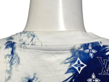 Load image into Gallery viewer, LOUIS VUITTON ルイヴィトン 22SS 半袖Tシャツ RM222M NPG HNY26W サイズM モノグラム ブルー ホワイト ペイズリー柄 総柄 美品 中古 4b010006