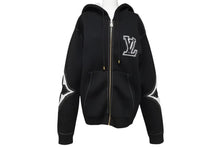 画像をギャラリービューアに読み込む, 極美品 LOUIS VUITTON ルイヴィトン 24AW ジップアップフーディー RM242M AUR HRN89W サイズM ブラック ファレル ウィリアムス 中古 4b010009