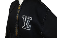 画像をギャラリービューアに読み込む, 極美品 LOUIS VUITTON ルイヴィトン 24AW ジップアップフーディー RM242M AUR HRN89W サイズM ブラック ファレル ウィリアムス 中古 4b010009