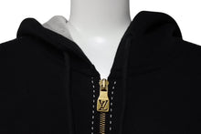 画像をギャラリービューアに読み込む, 極美品 LOUIS VUITTON ルイヴィトン 24AW ジップアップフーディー RM242M AUR HRN89W サイズM ブラック ファレル ウィリアムス 中古 4b010009