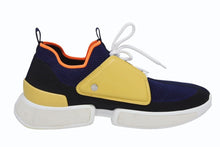 Load image into Gallery viewer, 極美品 HERMES エルメス スポーツシューズ カジュアルスニーカー テクニカルニット カーフスキン イエロー サイズ42 中古 4b010017