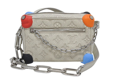 新品同様 LOUIS VUITTON ルイヴィトン ミニ ソフトトランク ショルダーバッグ M81606 2022秋冬メンズコレクション 中古 4b010018