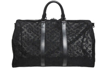 画像をギャラリービューアに読み込む, 極美品 LOUIS VUITTON ルイヴィトン モノグラム シースルー キーポル バンドリエール50 ボストンバッグ ブラック M53971 中古 4b010019