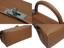 Load image into Gallery viewer, 未使用 激レア HERMES エルメス ケリー50 ハンドバック ゴールド トリヨンクレマンス シルバー金具 B刻印 中古 4b010020
