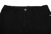 Load image into Gallery viewer, CHROME HEARTS クロムハーツ ファティーグ パンツ ブラック クロスボール シルバー925 サイズ32 美品 中古 4b010030