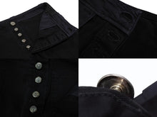 Load image into Gallery viewer, CHROME HEARTS クロムハーツ ファティーグ パンツ ブラック クロスボール シルバー925 サイズ32 美品 中古 4b010030