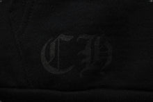 Load image into Gallery viewer, 新品未使用 CHROME HEARTS クロムハーツ ジップアップフーディー パーカー サイズXL ダガージップ スクロールラベル シルバー925 中古 4b010032