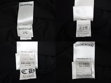 Load image into Gallery viewer, 新品未使用 CHROME HEARTS クロムハーツ 長袖Tシャツ サイズXL ホースシュー フローラルクロス プリント ブラック ピンク 中古 4b010033