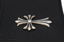 Load image into Gallery viewer, 新品未使用 CHROME HEARTS クロムハーツ DOUBLE SIDE ダブルサイド タイニー クロス カードケース シルバー925 中古 4b009693