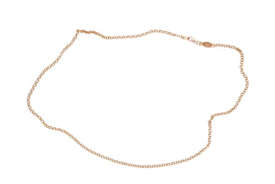 極美品 CHROME HEARTS クロムハーツ 22K ロールチェーン ネックレス 16インチ ゴールド 7.0g 小物 アクセサリー 中古 4b010036