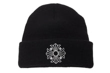 画像をギャラリービューアに読み込む, 新品未使用 CHROME HEARTS クロムハーツ ニットキャップ ビーニー CHクロス サマーニット ブラック ウール ONE SIZE 刺繍 中古 4b010037