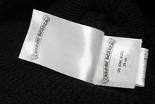 画像をギャラリービューアに読み込む, 新品未使用 CHROME HEARTS クロムハーツ ニットキャップ ビーニー CHクロス サマーニット ブラック ウール ONE SIZE 刺繍 中古 4b010037