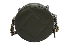 Load image into Gallery viewer, 新品未使用 CHANEL シャネル CHANEL19 ラウンドクラッチ チェーンショルダーバッグ AP0945 ランダム番台 ココマーク ラムスキン 中古 4b010051
