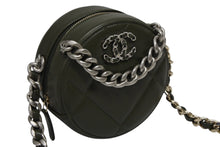 Load image into Gallery viewer, 新品未使用 CHANEL シャネル CHANEL19 ラウンドクラッチ チェーンショルダーバッグ AP0945 ランダム番台 ココマーク ラムスキン 中古 4b010051