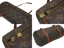 画像をギャラリービューアに読み込む, LOUIS VUITTON ルイヴィトン パピヨン26 ハンドバッグ M51386 モノグラム キャンバス PVC レザー ブラウン ゴールド金具 美品 中古 4b010059