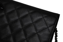 Load image into Gallery viewer, 極美品 CHANEL シャネル カンボンライン チェーンショルダーウォレット 16番台 ココマーク カーフスキン パテントレザー ブラック 中古 4b010063