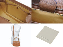 画像をギャラリービューアに読み込む, 極美品 GUCCI グッチ バンブー 2WAYバッグ ハンドバッグ ショルダーバッグ 000 2113 0188 レザー ブラウン ゴールド金具 中古 4b010064