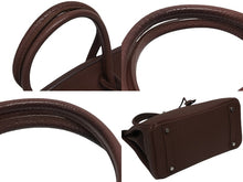 Load image into Gallery viewer, 極美品 HERMES エルメス バーキン30 ハンドバッグ トゴ チョコレートブラウン シルバー金具 ☐M刻印 中古 4b010075