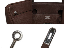 Load image into Gallery viewer, 極美品 HERMES エルメス バーキン30 ハンドバッグ トゴ チョコレートブラウン シルバー金具 ☐M刻印 中古 4b010075