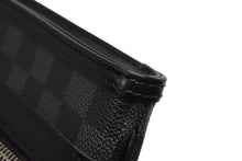 画像をギャラリービューアに読み込む, LOUIS VUITTON ルイヴィトン トマス ショルダーバッグ N58028 ダミエ ブラック シルバー金具 美品 中古 4b010084