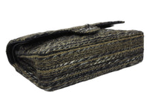 Load image into Gallery viewer, CHANEL シャネル マトラッセ25 Wフラップ Wチェーンショルダーバッグ 10番台 ココマーク ツイード レザー シルバー金具 美品 中古 4b010086