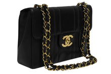 Load image into Gallery viewer, 極美品 CHANEL シャネル マドモアゼル Sフラップ Wチェーンショルダーバッグ 3番台 ココマーク ラムスキン ゴールド金具 中古 4b010087