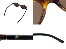 Load image into Gallery viewer, 新品未使用 CHANEL シャネル サングラス アイウェア 5001 c.533/93 サイズ50◻︎15 130 ココマーク 鼈甲カラー 中古 4b010093