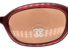 Load image into Gallery viewer, 新品未使用 CHANEL シャネル サングラス アイウェア 5002 c.529/62 サイズ50◻︎17 130 ココマーク 玉虫カラー 中古 4b010094