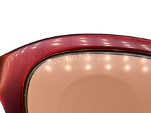 Load image into Gallery viewer, 新品未使用 CHANEL シャネル サングラス アイウェア 5002 c.529/62 サイズ50◻︎17 130 ココマーク 玉虫カラー 中古 4b010094