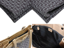 画像をギャラリービューアに読み込む, CHRISTIAN DIOR クリスチャンディオール トロッター トートバッグ BO-B0042 キャンバス レザー ブラウン シルバー金具 美品 中古 4b010099