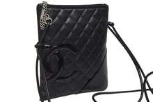 Load image into Gallery viewer, 極美品 CHANEL シャネル カンボンライン ショルダーバッグ A25178 10番台 ココマーク カーフスキン パテントレザー ブラック 中古 4b010111