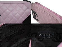 Load image into Gallery viewer, 極美品 CHANEL シャネル カンボンライン ワンショルダーバッグ 9番台 ココマーク カーフスキン キルティング ピンク ブラック 中古 4b010112