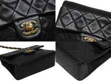 Load image into Gallery viewer, 極美品 CHANEL シャネル ミニマトラッセ17 Sフラップ Sチェーンショルダーバッグ 2番台 ラムスキン ココマーク ブラック 中古 4b010113