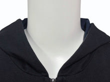 Load image into Gallery viewer, CHANEL シャネル スポーツライン ジップアップフーディー パーカー P30779K00443 サイズ38 ココマーク ブラック 美品 中古 4b010117