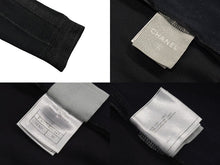 Load image into Gallery viewer, CHANEL シャネル スポーツライン ジップアップフーディー パーカー P30779K00443 サイズ38 ココマーク ブラック 美品 中古 4b010117
