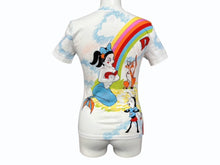 Load image into Gallery viewer, Christian Dior クリスチャンディオール 半袖Tシャツ 2P12155023 サイズ38 ホワイト マルチカラー カートゥーン ガリアーノ期 美品 中古 4b010118