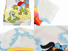 Load image into Gallery viewer, Christian Dior クリスチャンディオール 半袖Tシャツ 2P12155023 サイズ38 ホワイト マルチカラー カートゥーン ガリアーノ期 美品 中古 4b010118