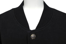 Load image into Gallery viewer, CHROME HEARTS クロムハーツ JKT GRP NOT BOMBER バーシティジャケット スタジャン サイズM CHレザーパッチ 美品 中古 4b010119