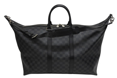 極美品 LOUIS VUITTON ルイヴィトン Avenue 50 Damier アヴェニュー ボストンバッグ N41041 ダミエグラフィット ブラック 中古 4b010127