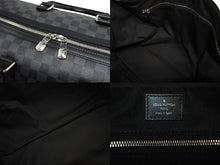 Load image into Gallery viewer, 極美品 LOUIS VUITTON ルイヴィトン Avenue 50 Damier アヴェニュー ボストンバッグ N41041 ダミエグラフィット ブラック 中古 4b010127
