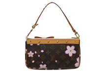 Load image into Gallery viewer, 極美品 LOUISVUITTON ルイヴィトン ポシェット アクセソワール アクセサリーポーチ M92006 モノグラム チェリーブロッサム 村上隆 中古 4b010131