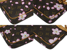 Load image into Gallery viewer, 極美品 LOUISVUITTON ルイヴィトン ポシェット アクセソワール アクセサリーポーチ M92006 モノグラム チェリーブロッサム 村上隆 中古 4b010131