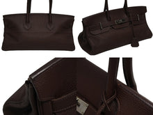 Load image into Gallery viewer, 極美品 ゴルチェデザイン HERMES エルメス ショルダーバーキン ブラウン トリヨンクレマンス ◻︎H刻 シルバー金具 中古 4b010133