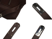 Load image into Gallery viewer, 極美品 ゴルチェデザイン HERMES エルメス ショルダーバーキン ブラウン トリヨンクレマンス ◻︎H刻 シルバー金具 中古 4b010133